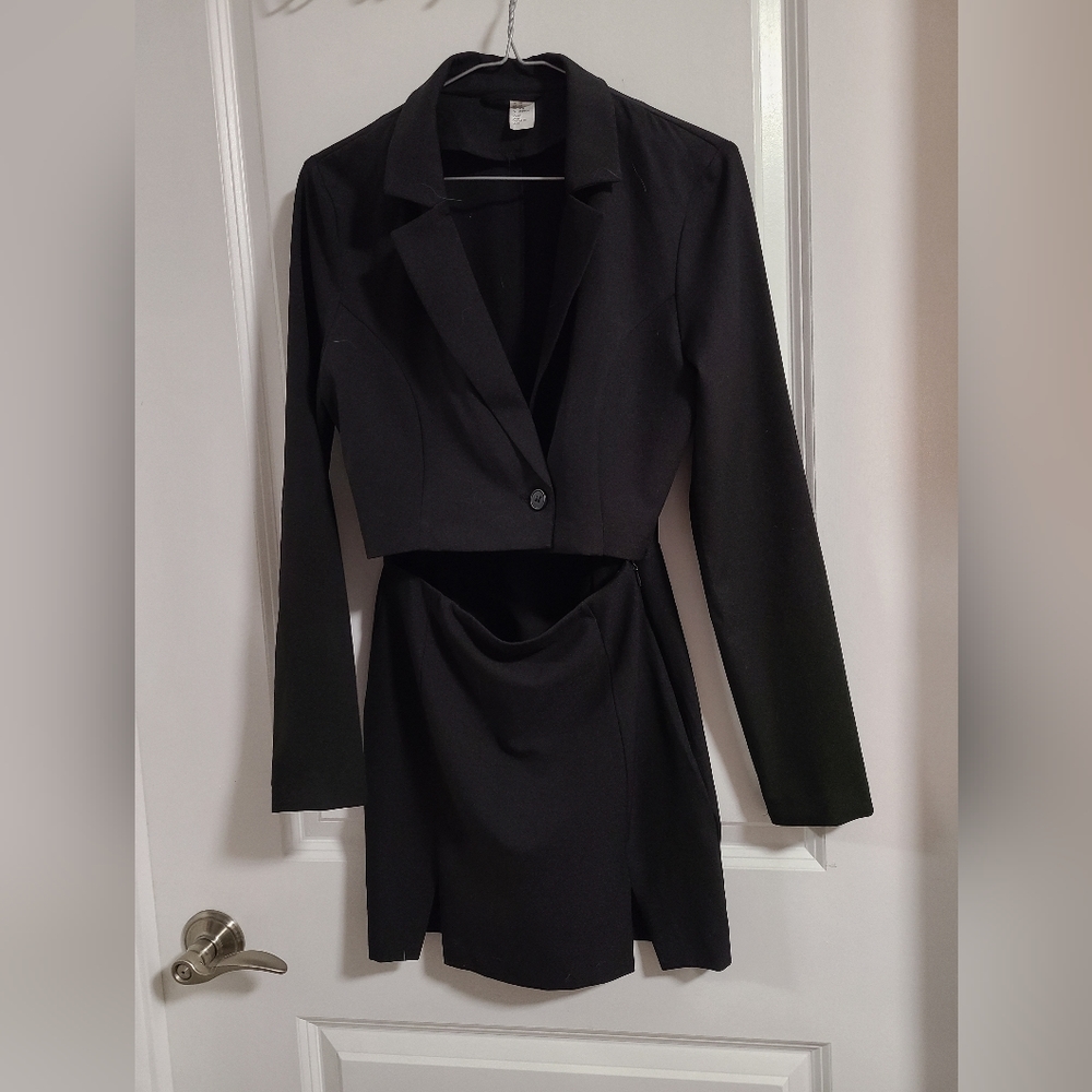 Cutout suit dress
